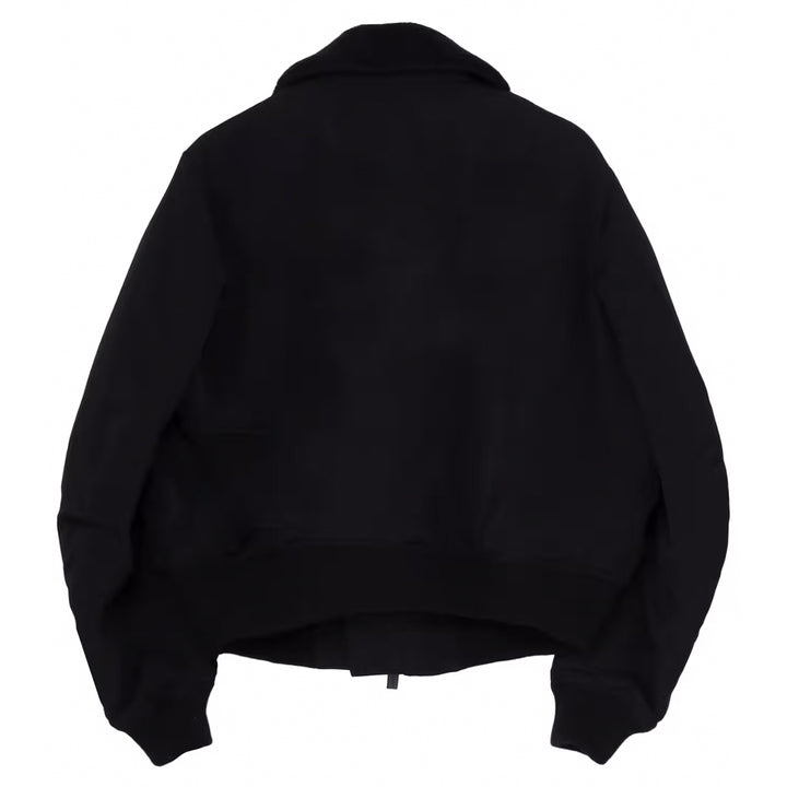 Yohji Yamamoto - WOOL GABARDINE FLIGHT JACKET