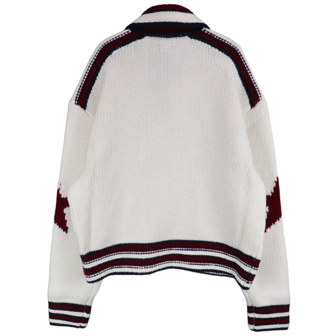 Wool-blend jacquard sweater