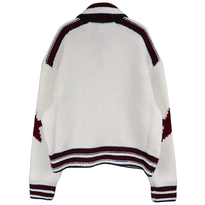 Wool-blend jacquard sweater