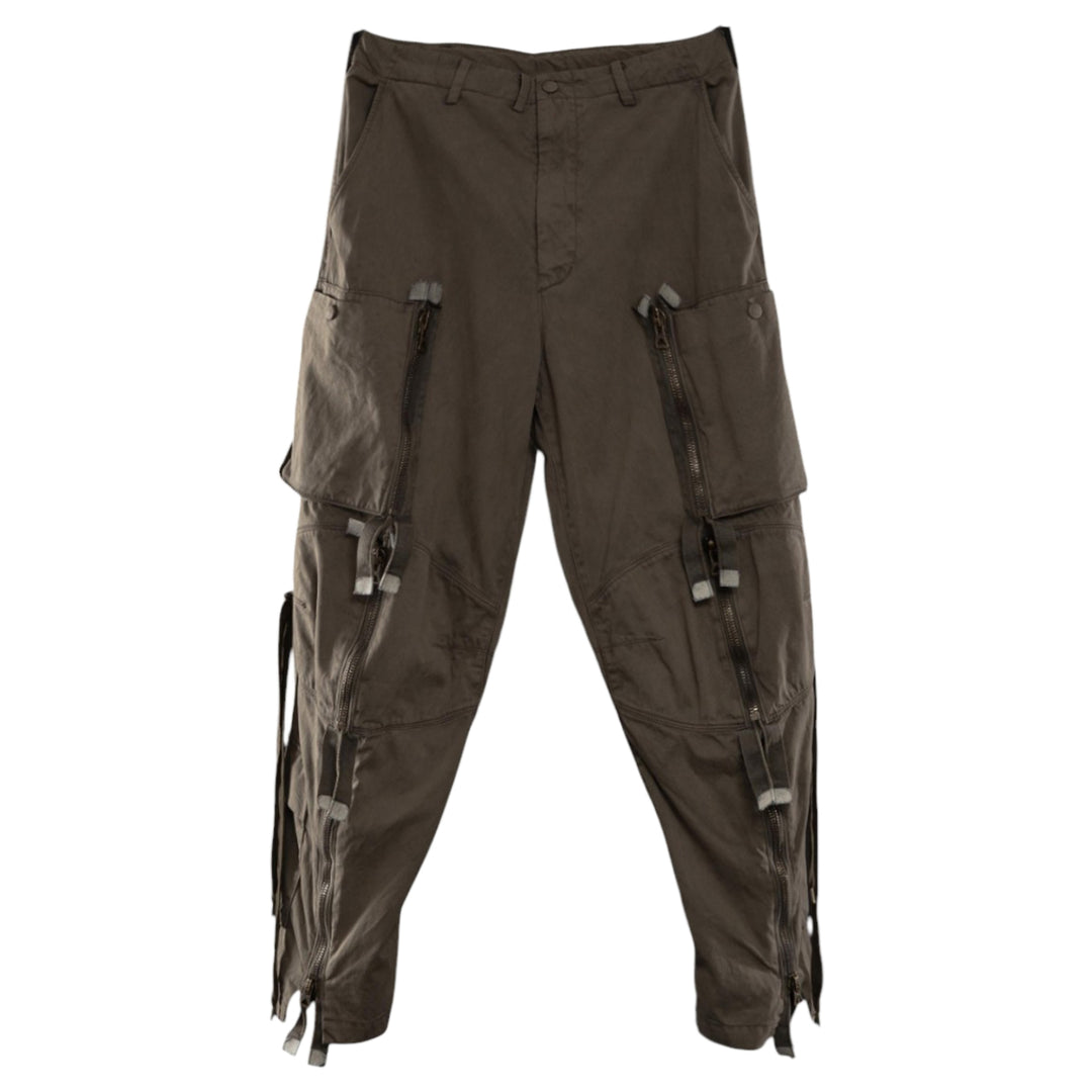 Garment-dyed cargo pants