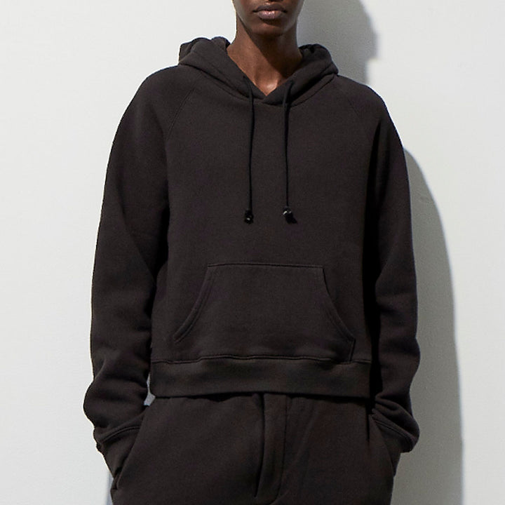 VUJADE - 【WHY限定】Raz Cropped Hoodie in Cotton/Yak