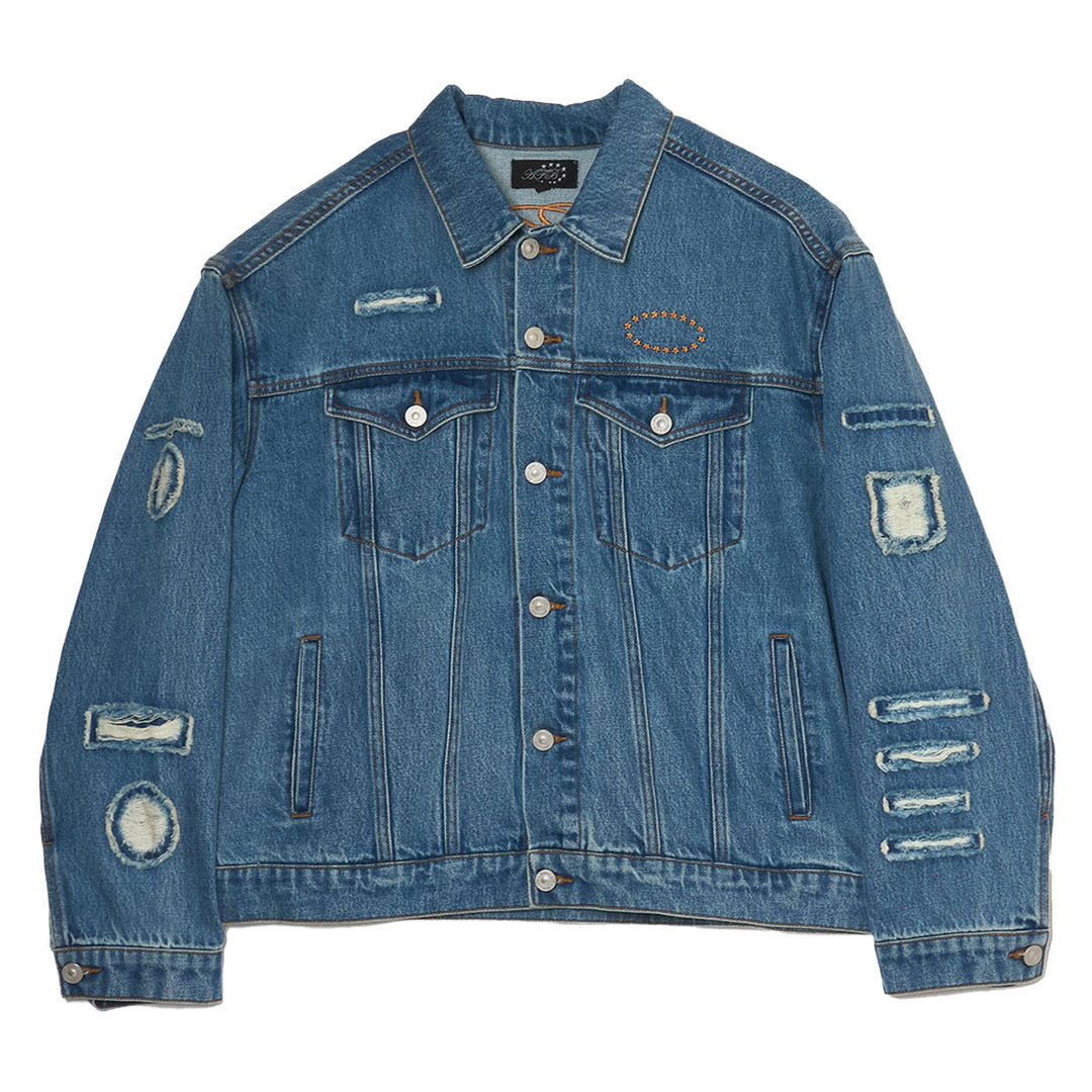 AFB - OVERSIZED PATCHED DENIM JACKET