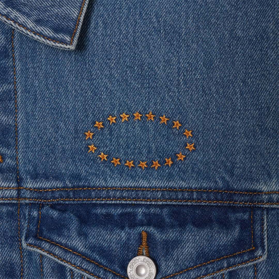 AFB - OVERSIZED PATCHED DENIM JACKET