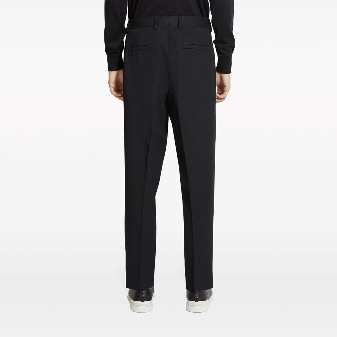 ZEGNA - COTTON AND WOOL PANTS
