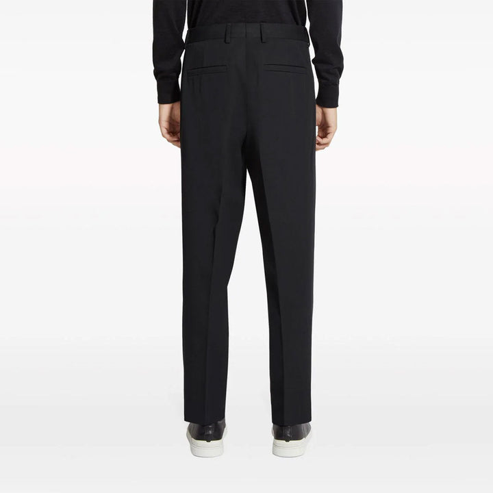 ZEGNA - COTTON AND WOOL PANTS