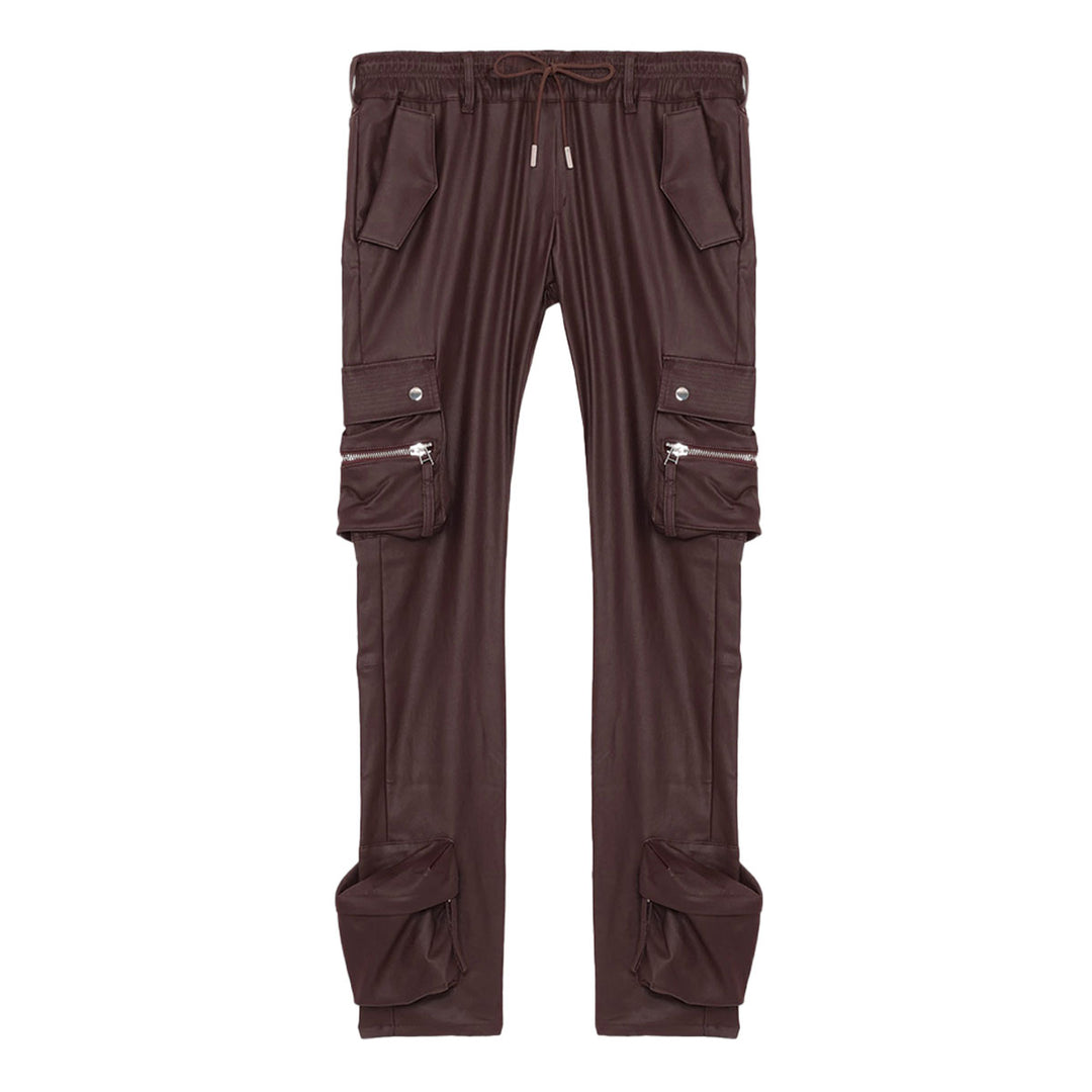 MLVINCE - TYPE-4 SLIM STRETCH WAX CARGO PANTS