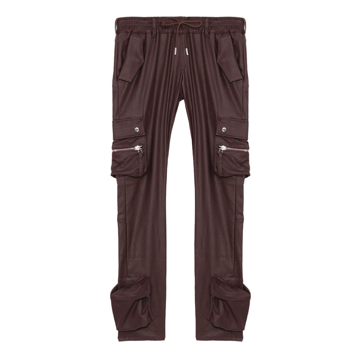 MLVINCE - TYPE-4 SLIM STRETCH WAX CARGO PANTS
