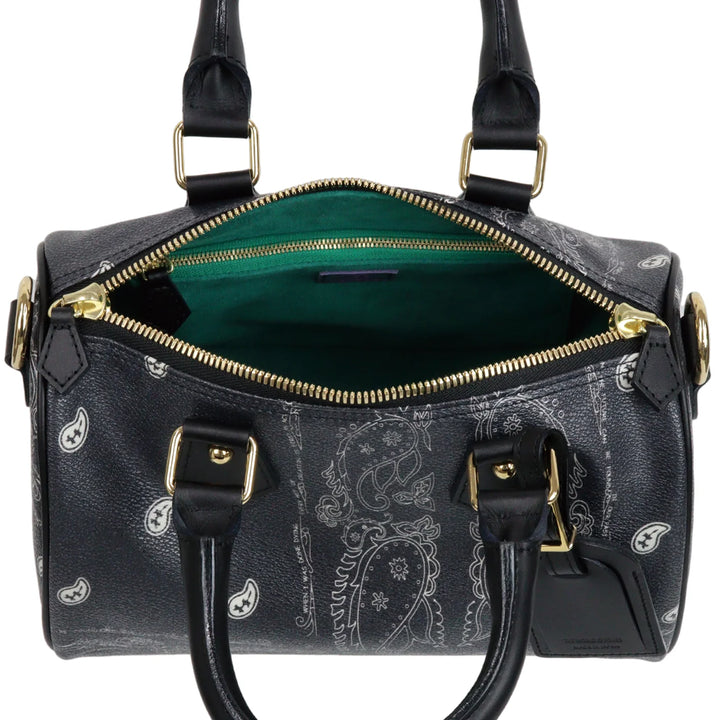 THE WORLD IS YOURS - Paisley Boston Mini Bag(GOLD)