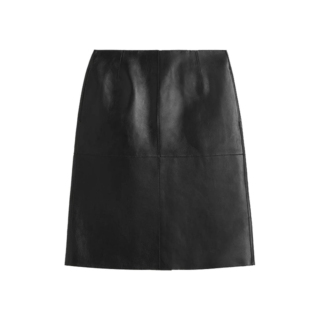 TOTEME - Paneled leather skirt