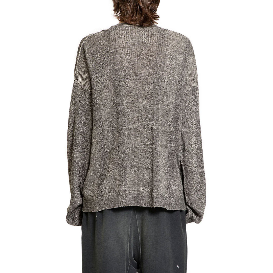 Maison Margiela - コットンリネン Vネック セーター