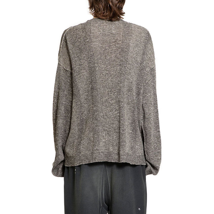 Maison Margiela - コットンリネン Vネック セーター