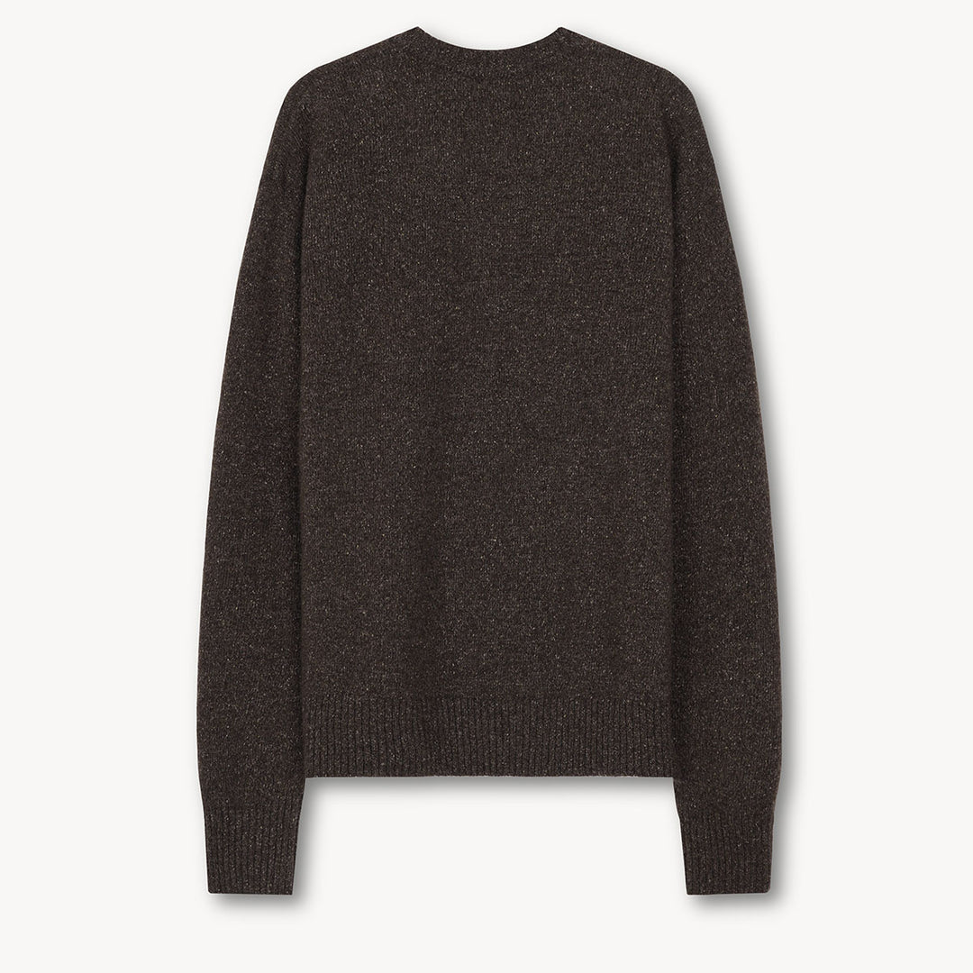 Argyle Knit Sweater in Silk/Cashmere