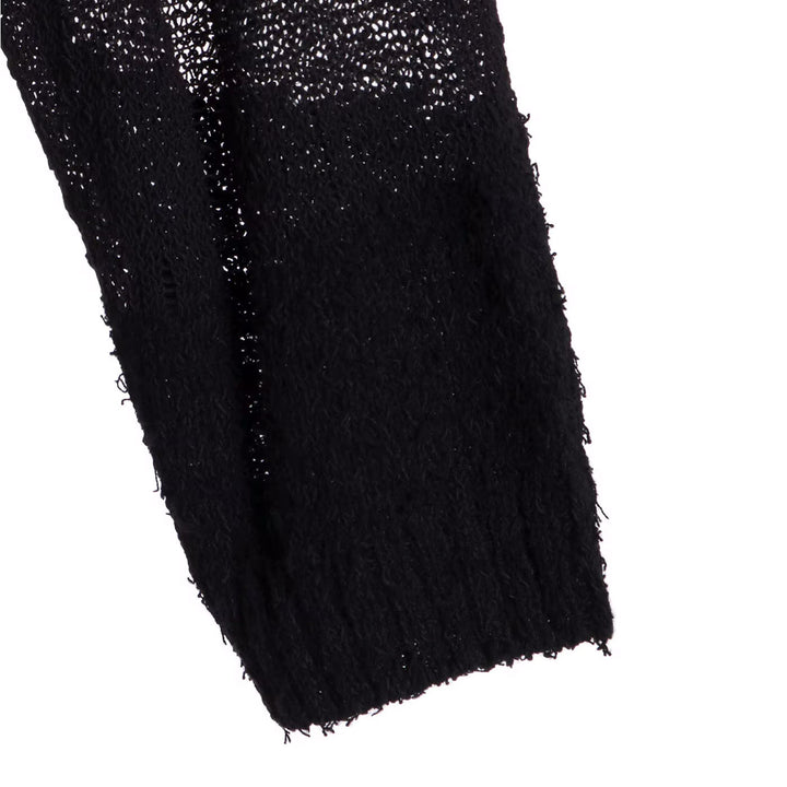Yohji Yamamoto - 5G RANDOM DAMAGE PROCESSED PULLOVER