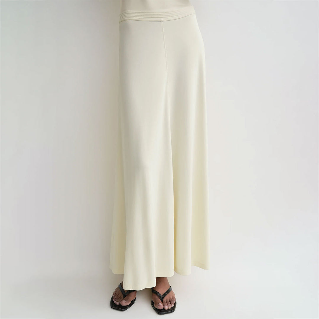 TOTEME - Fluid jersey skirt ecru