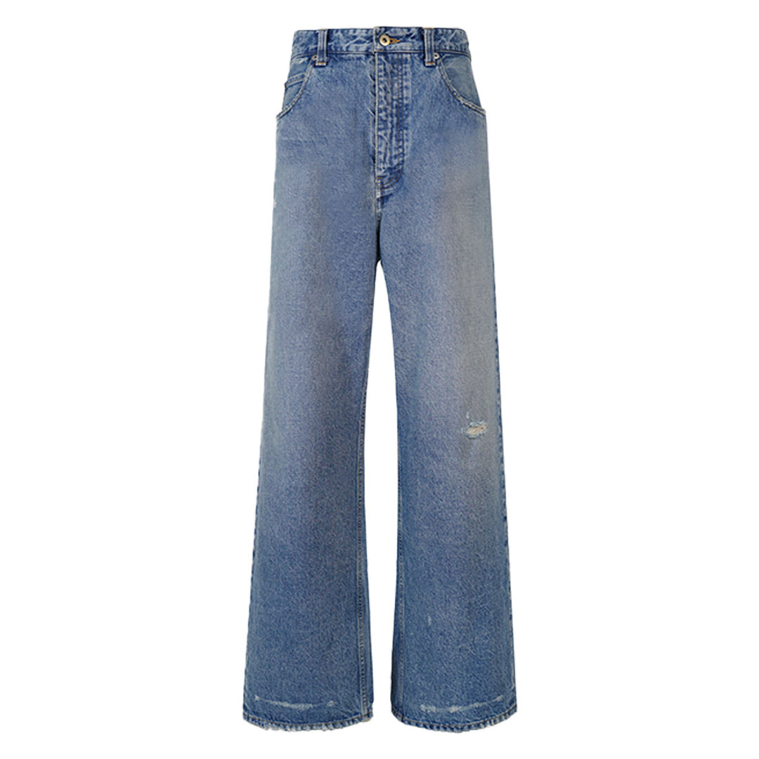VUJADE - STEVE DISTRESSED SELVEDGE JEANS IN DENIM
