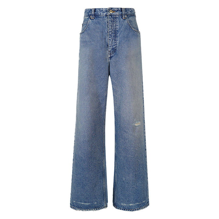VUJADE - STEVE DISTRESSED SELVEDGE JEANS IN DENIM