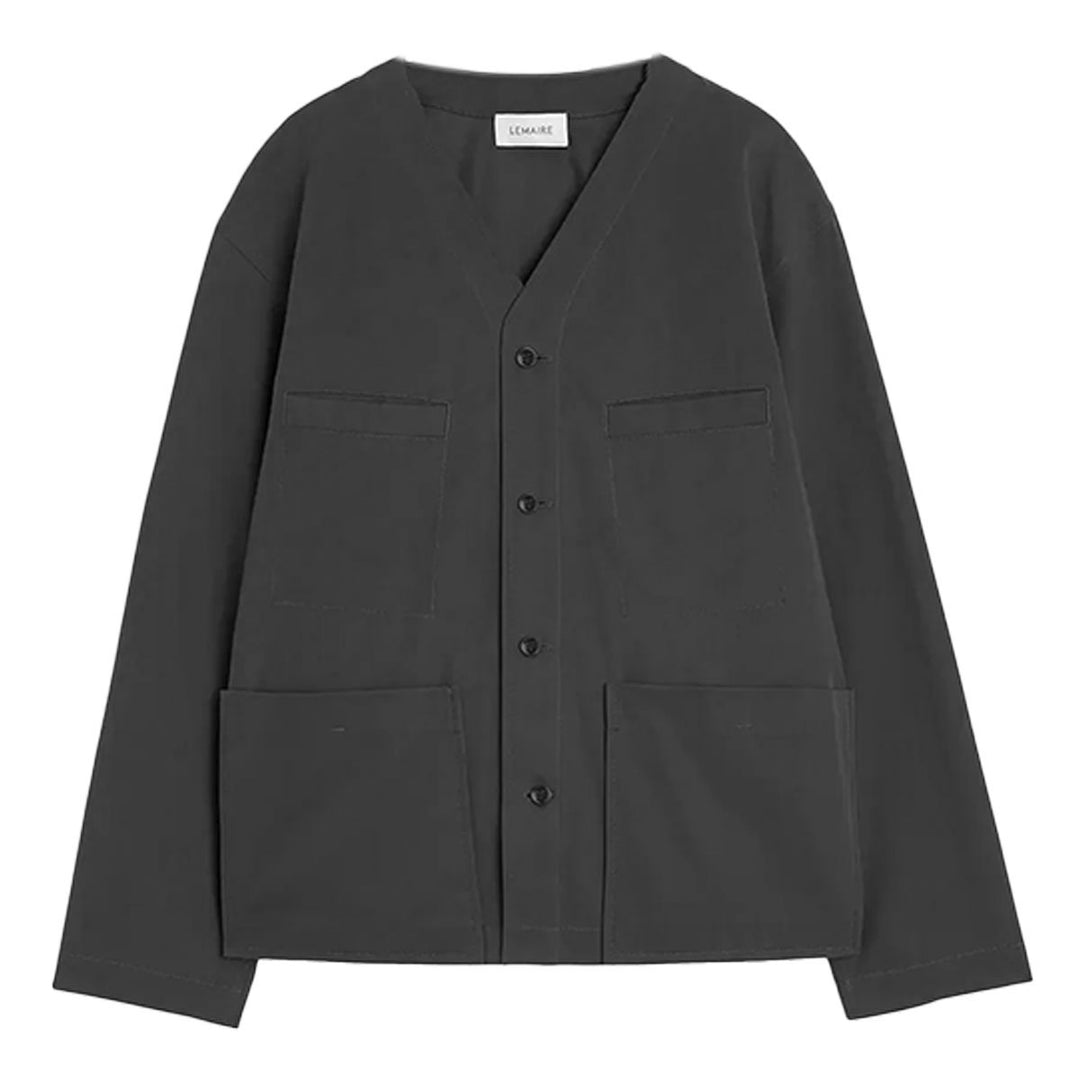 LEMAIRE - COLLARLESS OVERSHIRT