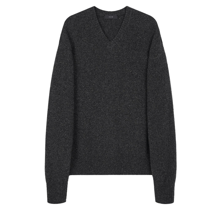Argyle Knit Sweater in Silk/Cashmere