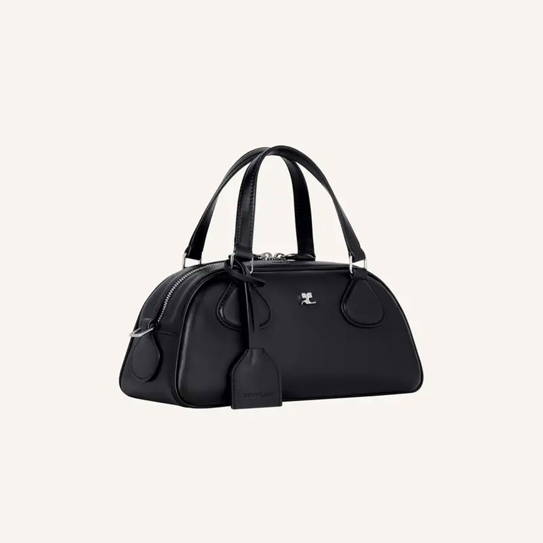 COURREGES - FRIDAY BOWLING LEATHER BAG