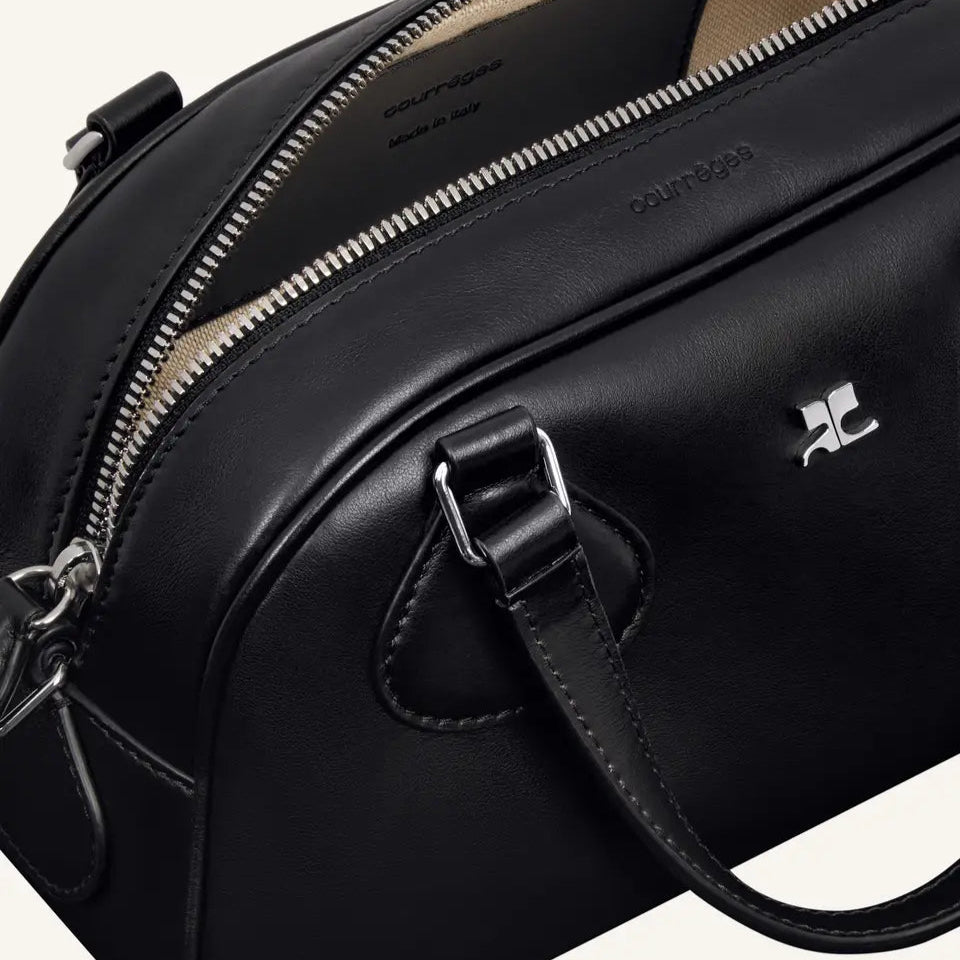 COURREGES - FRIDAY BOWLING LEATHER BAG