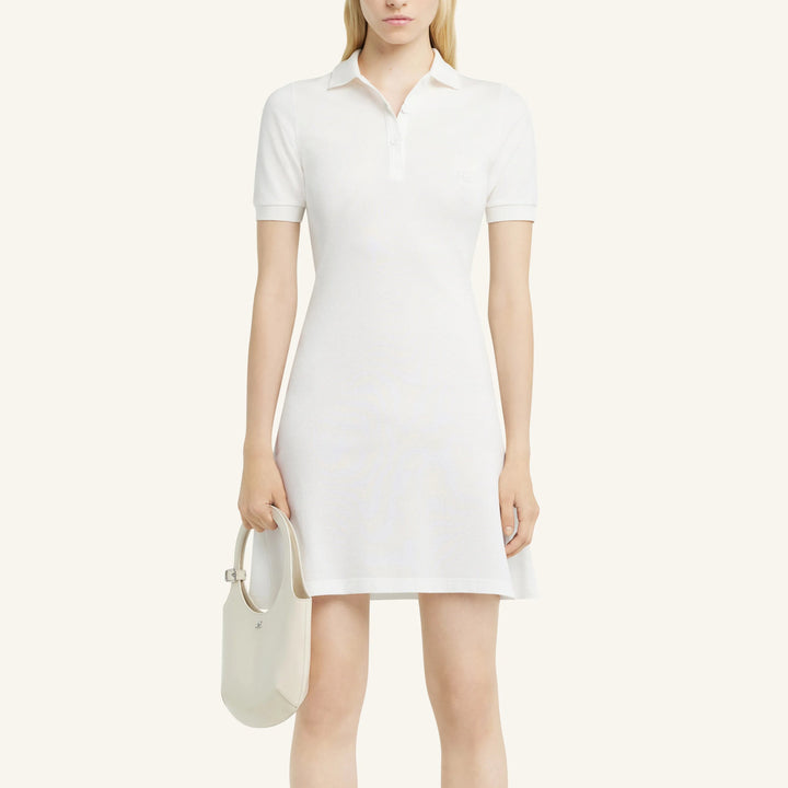 COURREGES - MINI PIQUÉ POLO DRESS