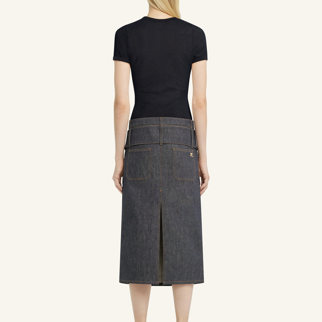 COURREGES - MESH T-SHIRT