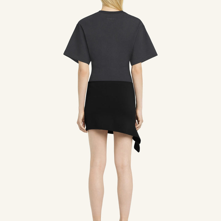 COURREGES - FITTED STONEWASHED T-SHIRT