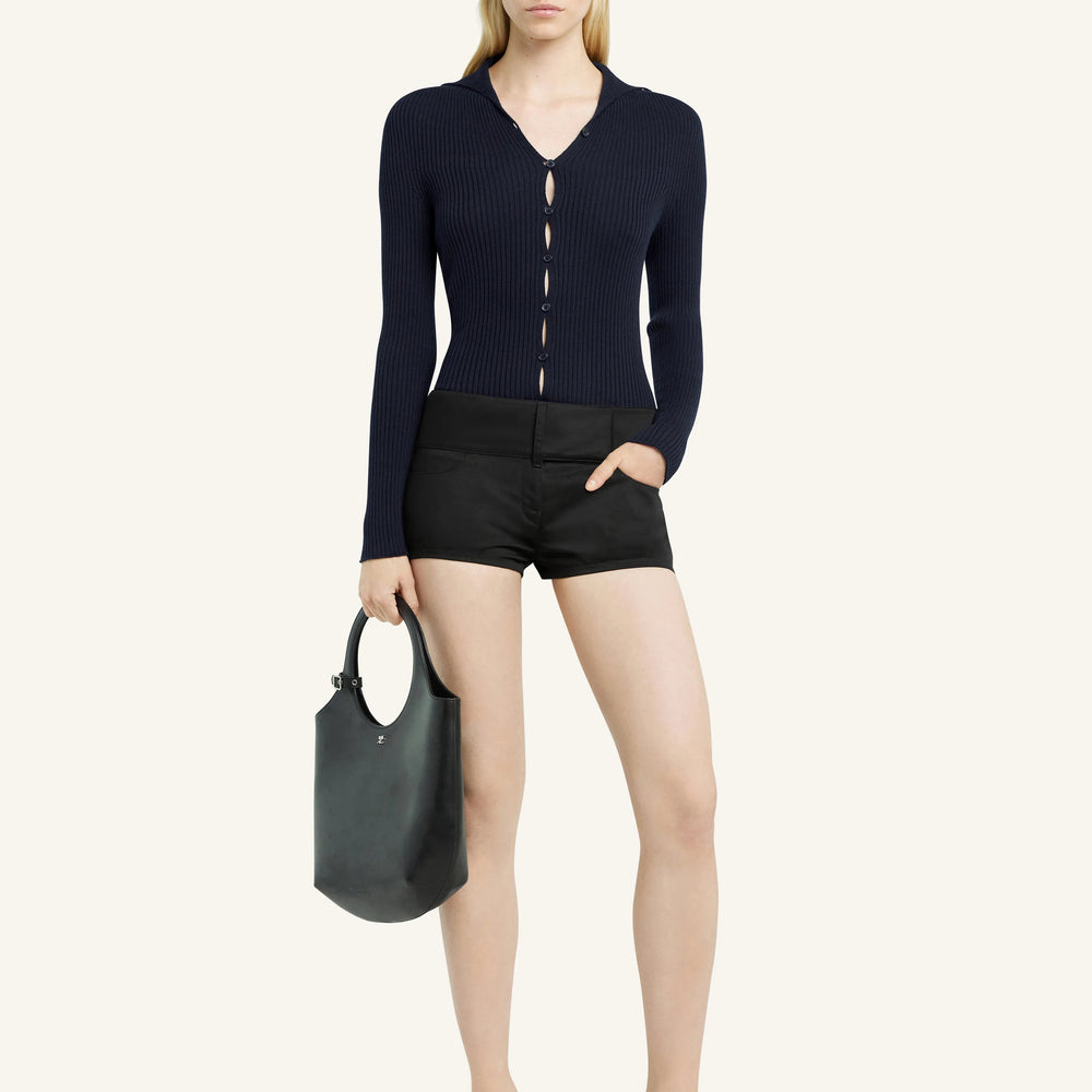 COURREGES - SOLAR RIB CARDIGAN