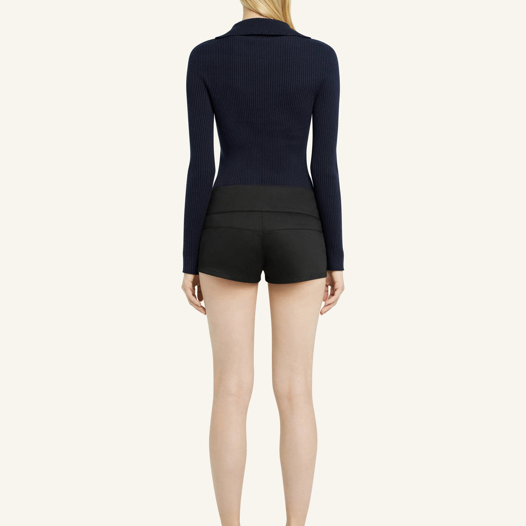 COURREGES - SOLAR RIB CARDIGAN