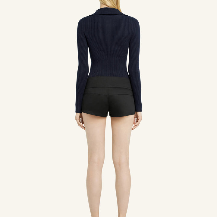 COURREGES - SOLAR RIB CARDIGAN