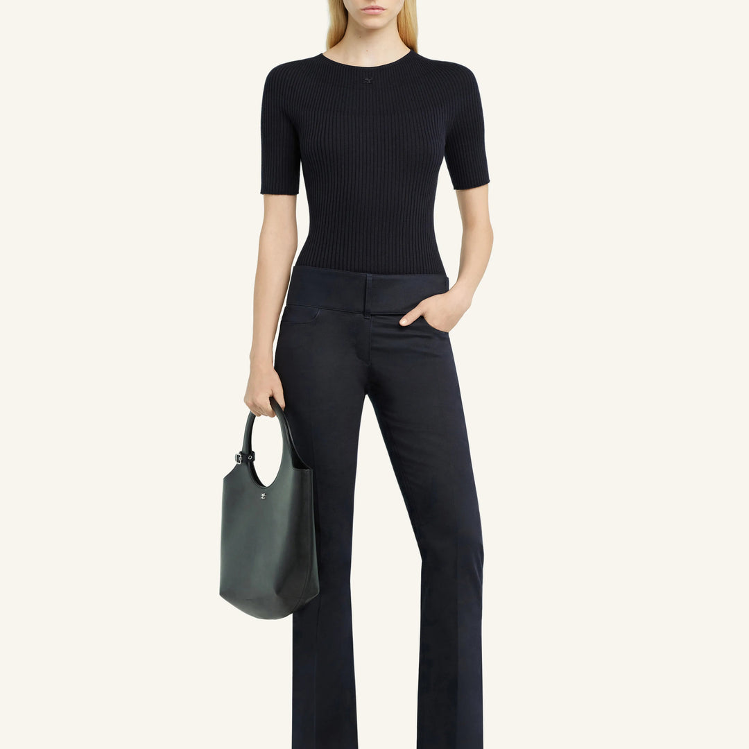 COURREGES - SOLAR LIGHT RIB SWEATER