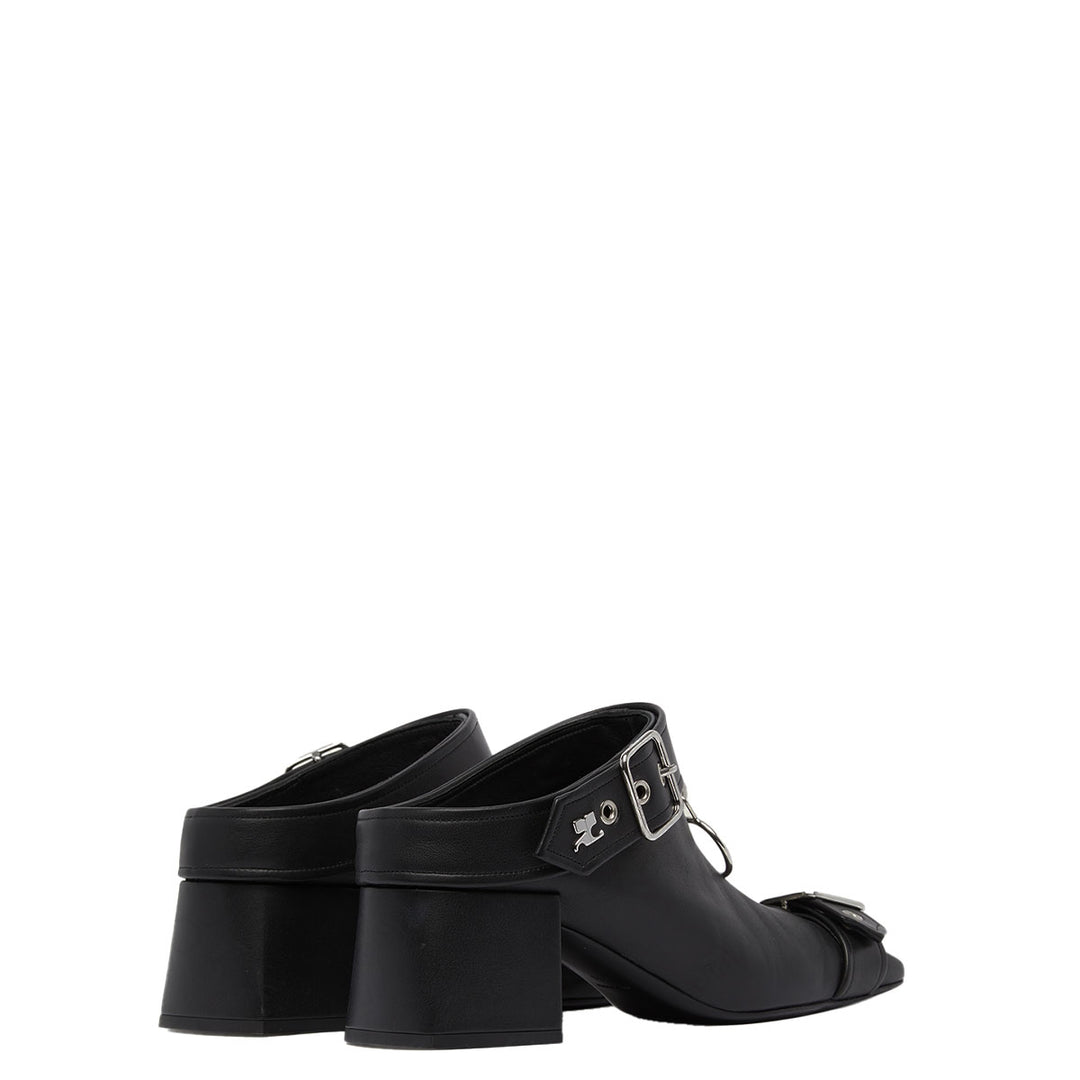 courrèges - GOGO LEATHER MULES