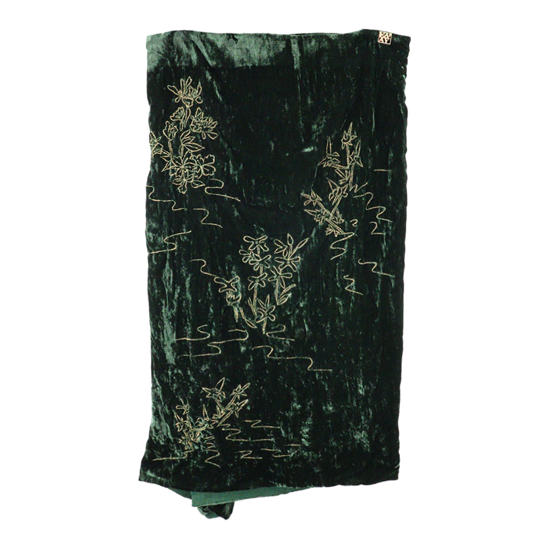 Golden Field Wrapped Skirt