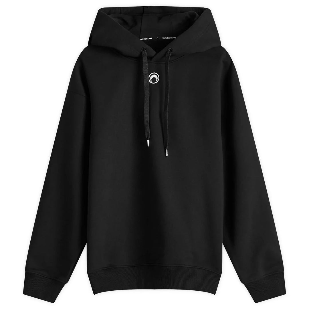 Marine Serre - MOON LOGO FLEECE HOODIE