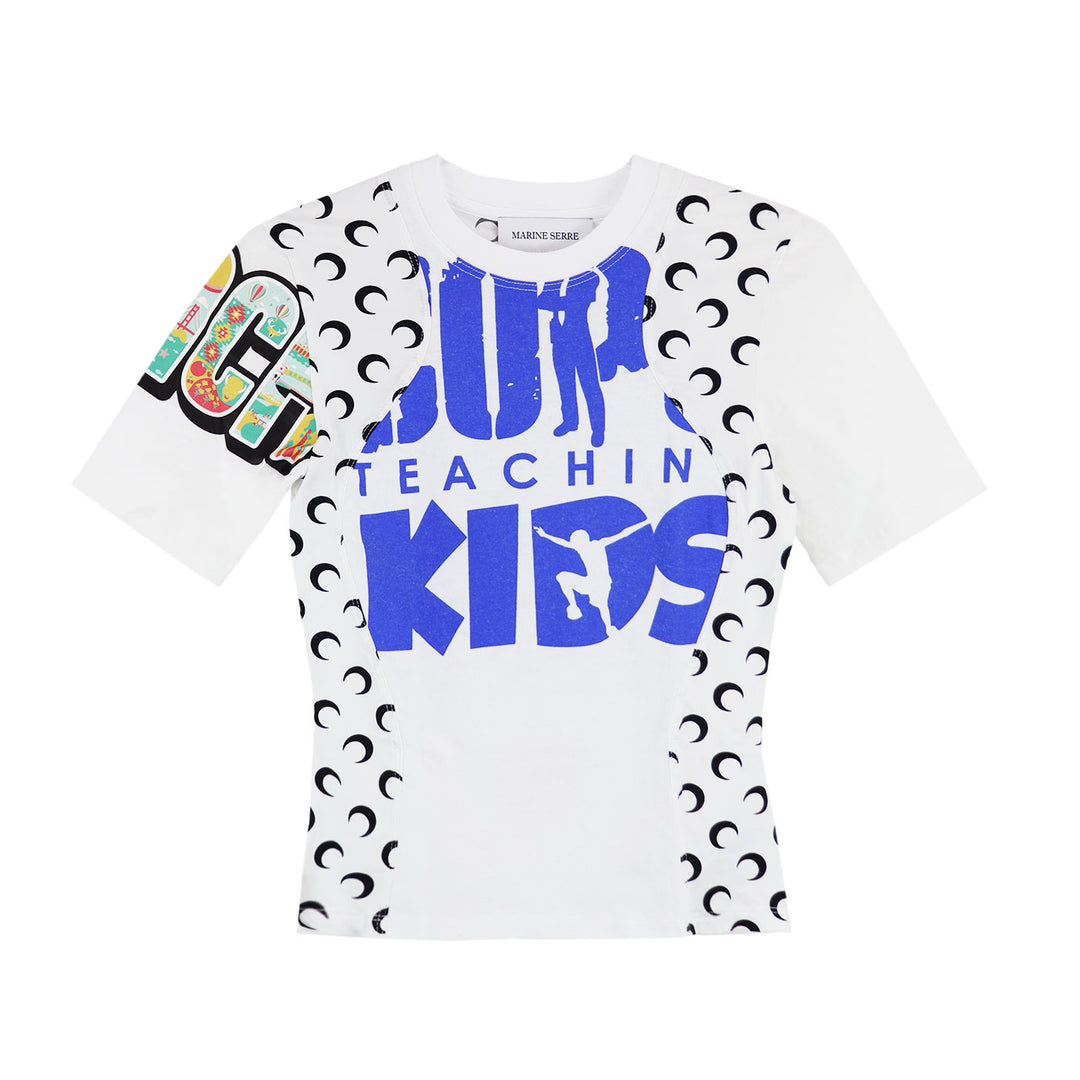Marine Serre - Regenerated Graphic Jersey Baby Fit T-Shirt【XS size】