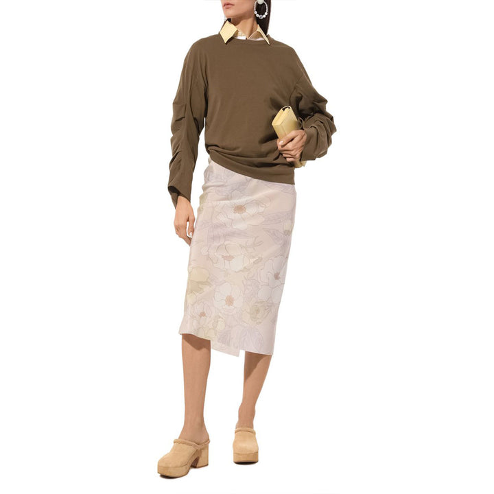 Dries Van Noten - PLEATED SLEEVES TEE