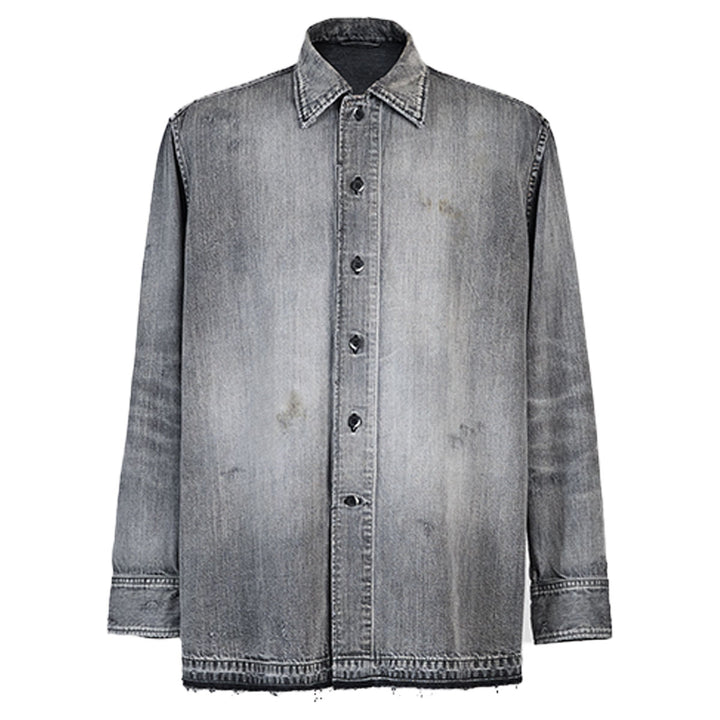 VUJADE - WYATT GREY CHAMBRAY SHIRT IN DENIM