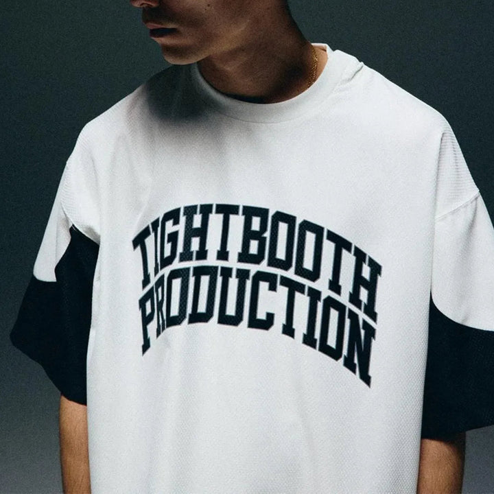TIGHTBOOTH - COLLEGE DOBBY S/S T-SHIRT