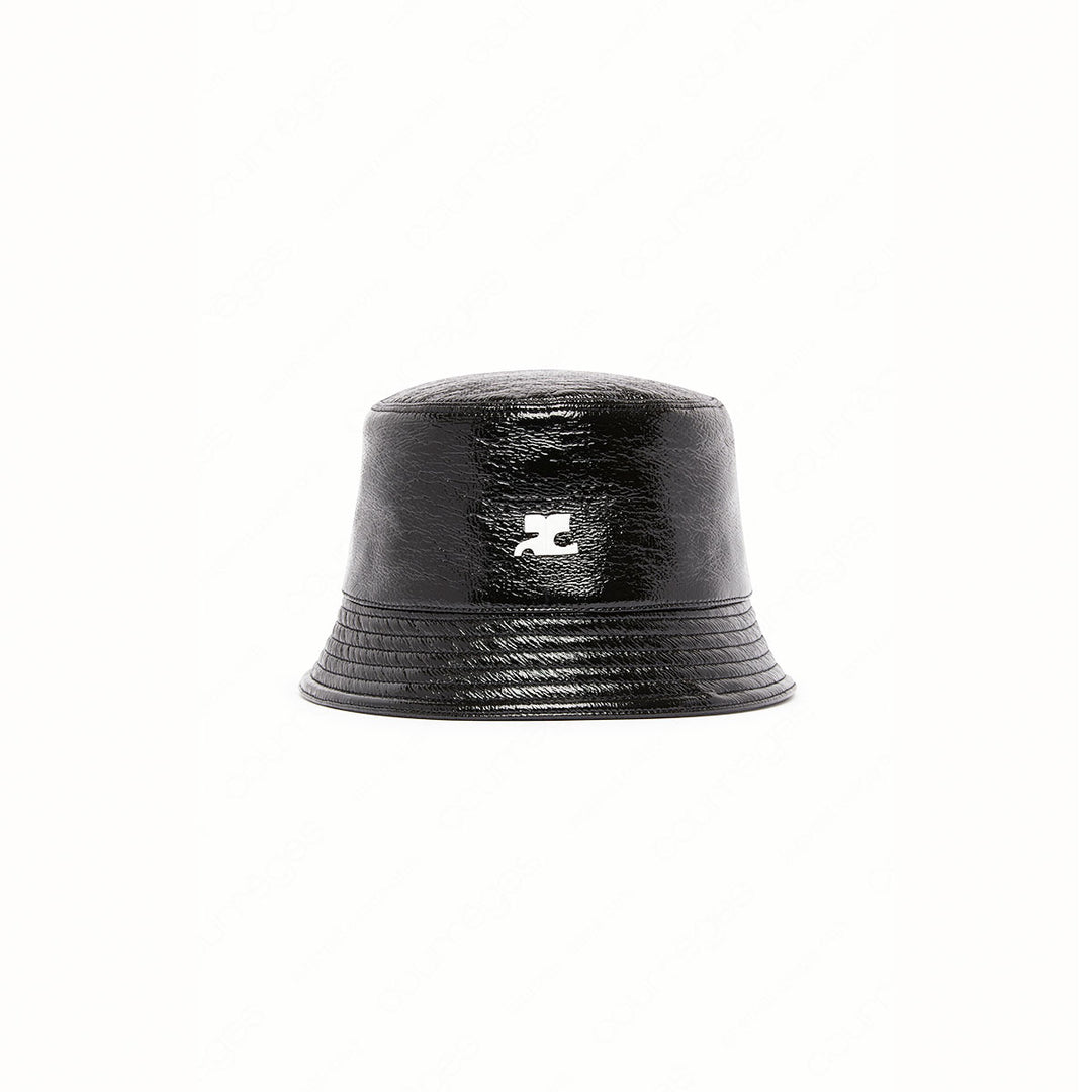 courrèges - SIGNATURE VINYL BUCKET HAT