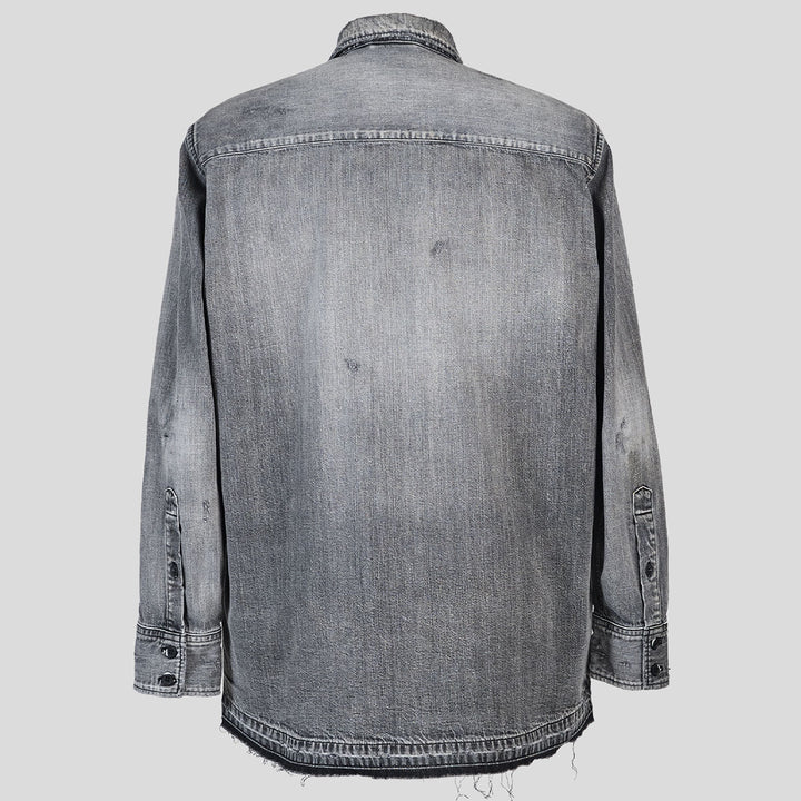 VUJADE - WYATT GREY CHAMBRAY SHIRT IN DENIM
