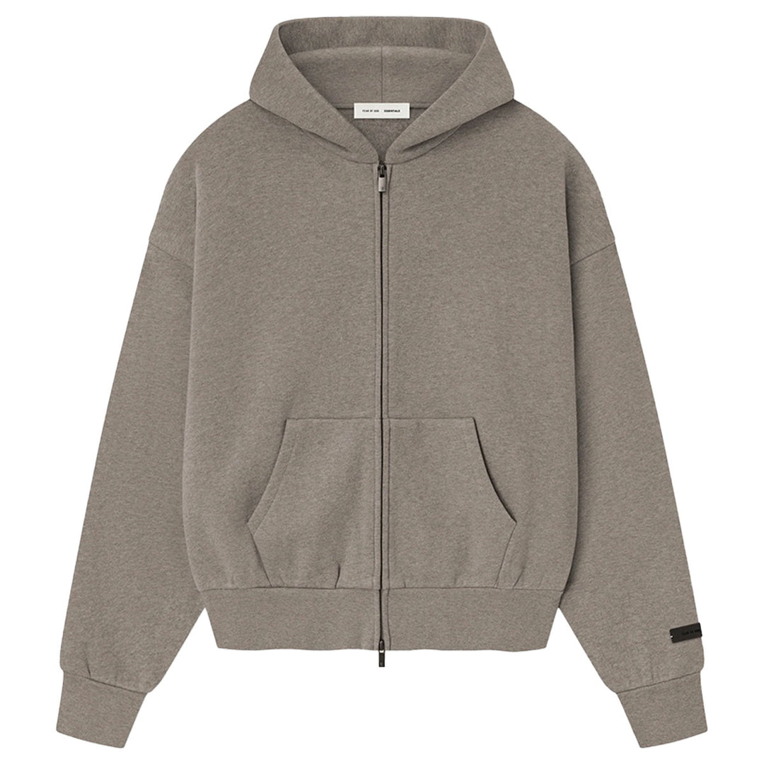 Fear of God ESSENTIALS - Classic Fleece Zip-Up Hoodie