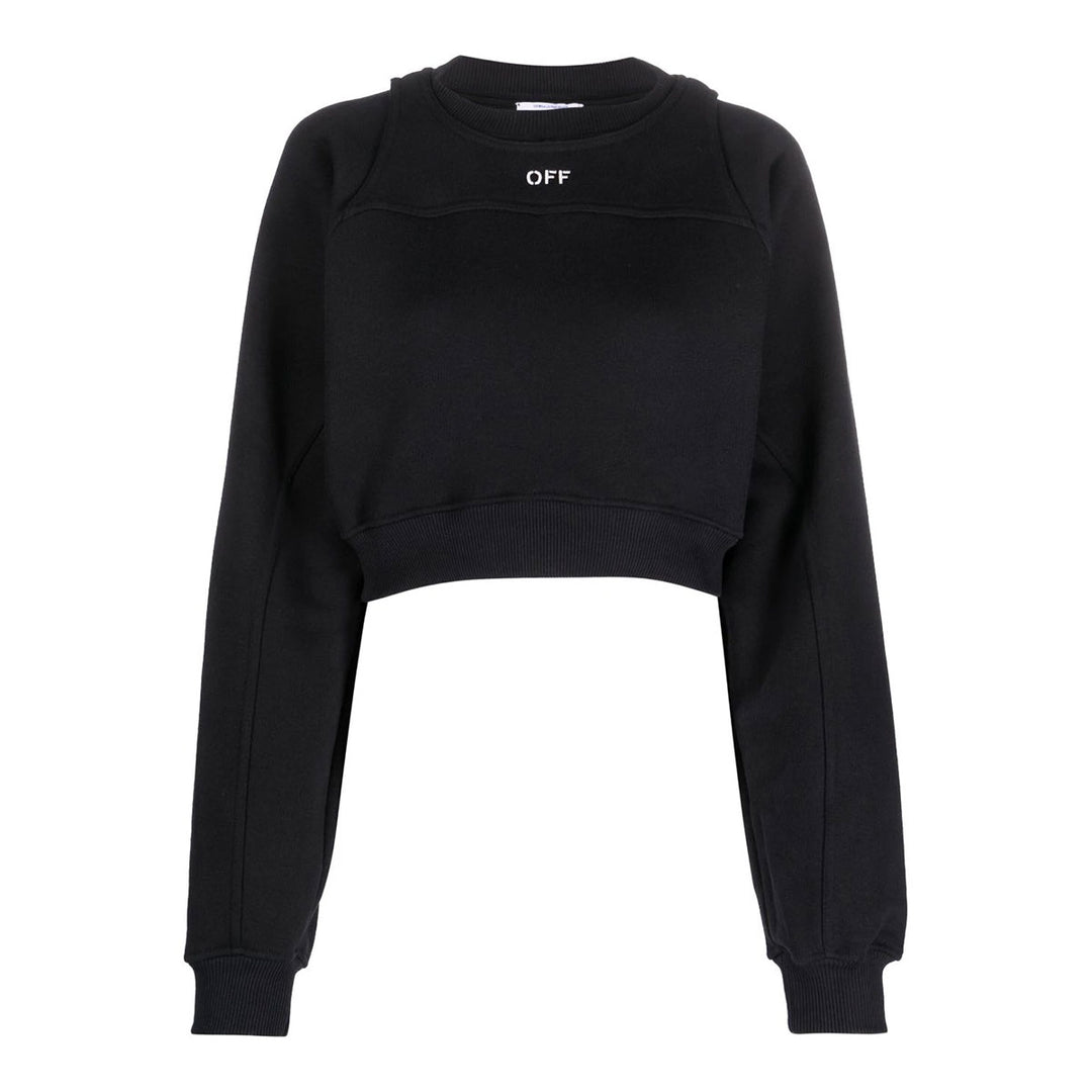 OFF STAMP ROUND CROP CREWNECK - Off-White™