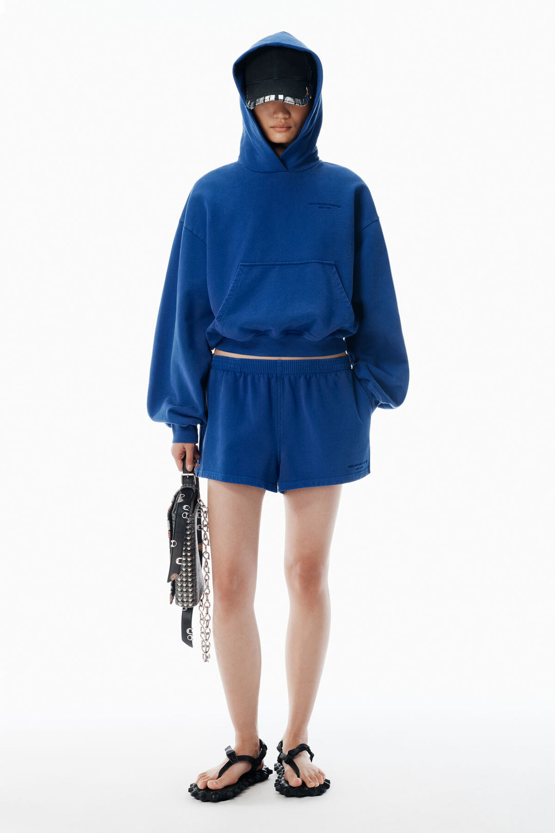 Alexander Wang - ブルー バブル ロゴ フーディー