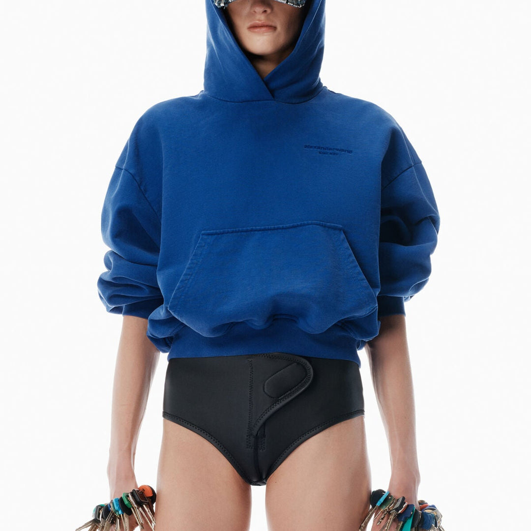 Alexander Wang - ブルー バブル ロゴ フーディー