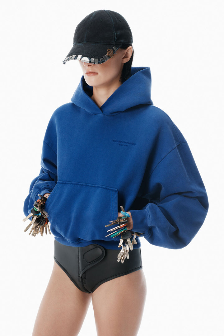 Alexander Wang - ブルー バブル ロゴ フーディー