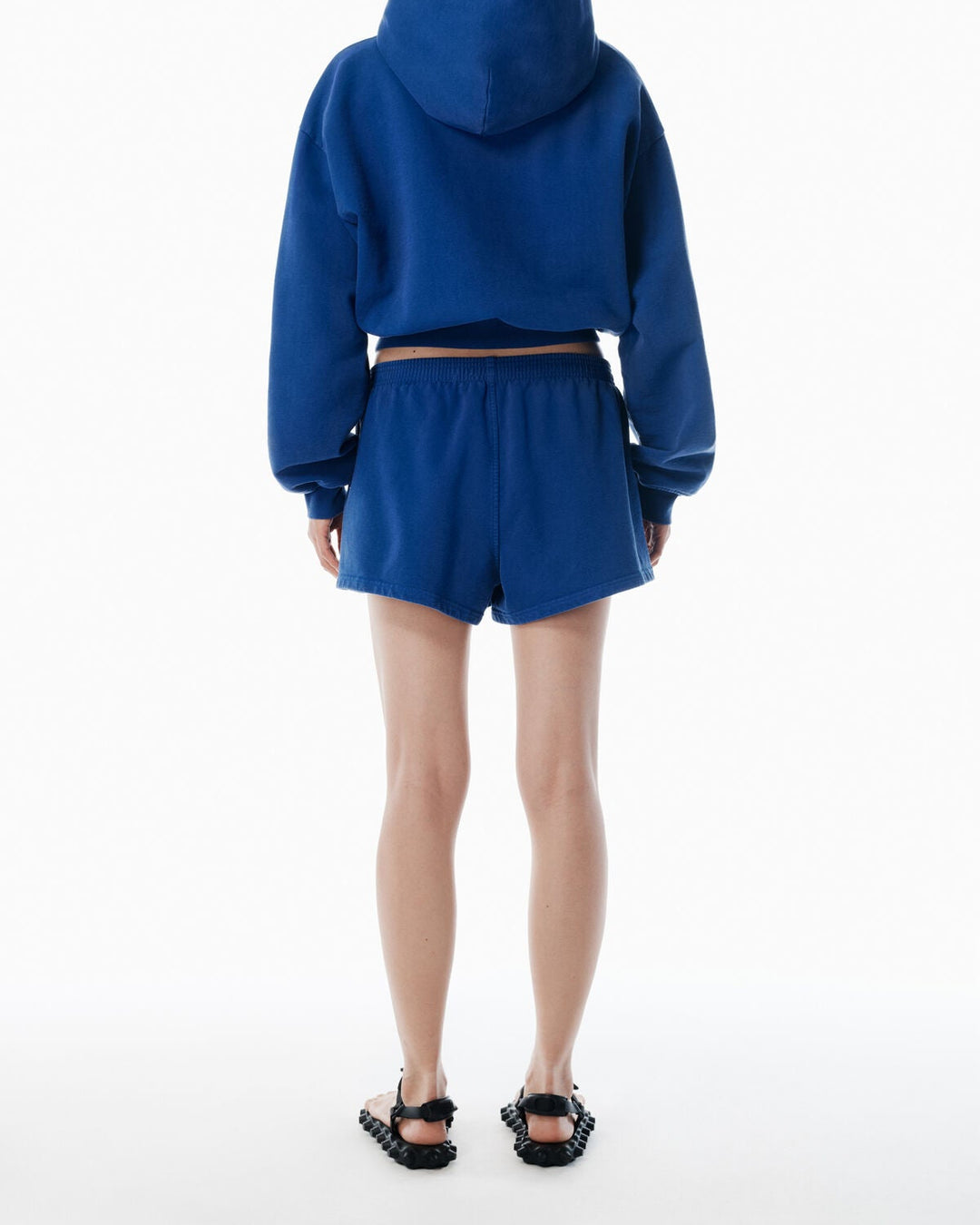 Alexander Wang - ブルー コットンテリー ランニングショーツ