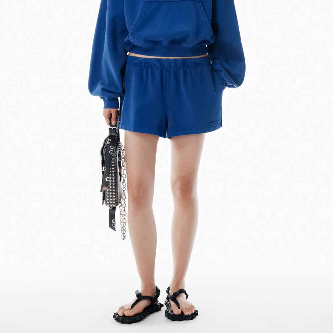 Alexander Wang - ブルー コットンテリー ランニングショーツ