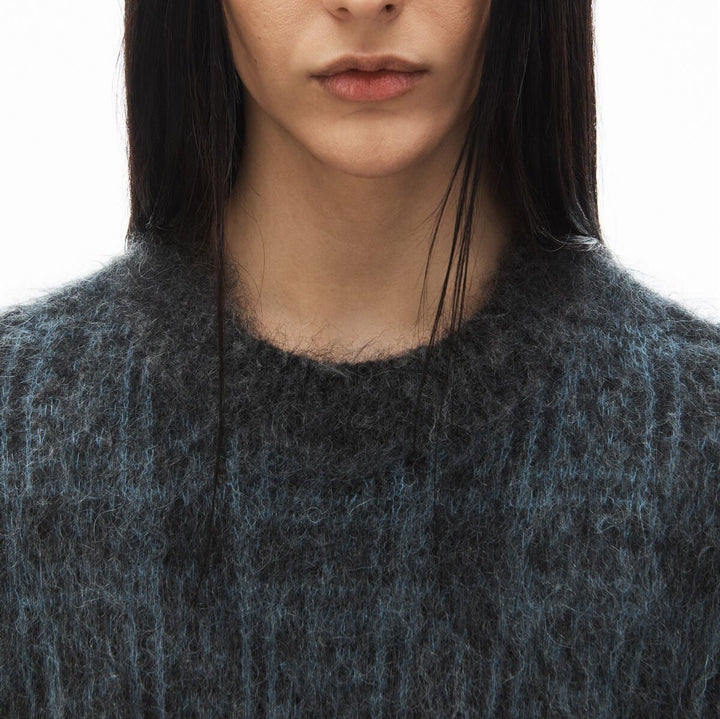 Alexander Wang - バーズアイジャカード プレード オーバーサイズ セーター