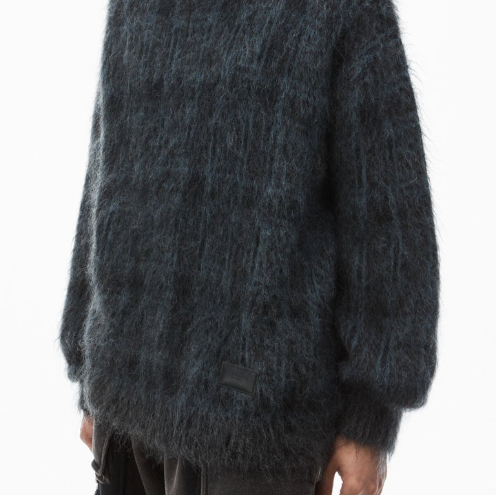 Alexander Wang - バーズアイジャカード プレード オーバーサイズ セーター