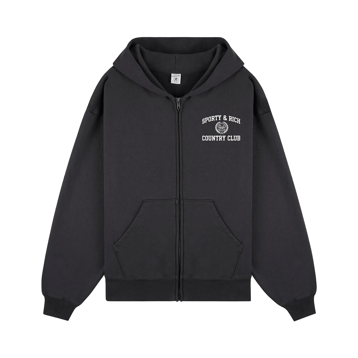 Sporty & Rich(スポーティー＆リッチ) | Varsity Crest Zip Hoodie